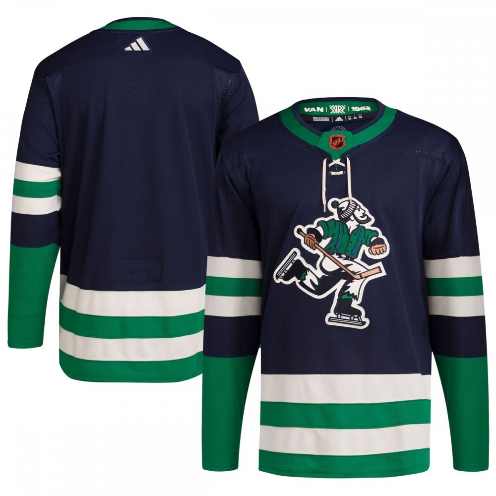 Vancouver Canucks adidas Reverse Retro 2.0 Authentic Blank Jersey - Navy-Pro Kit Vault | Brand New 26/27 Sports Jerseys